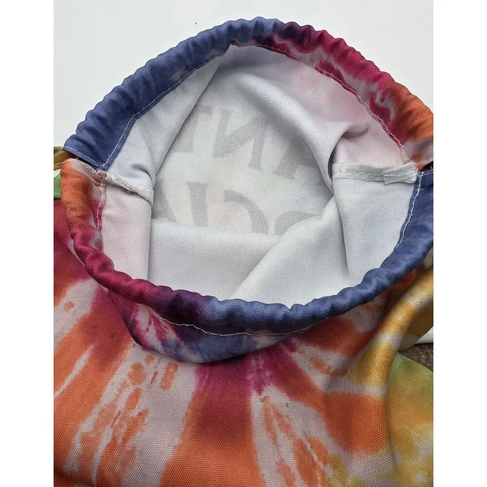 Anti Social Social Club Tie Dye Drawstring Backpack Gym Sack ASSC Multicolor